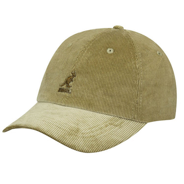 Kangol Cord Baseball Cap in Beige OSFM
