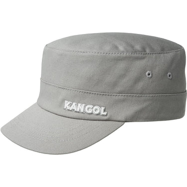 Kangol Cotton Twill Army Cap in Silver #color_ Silver