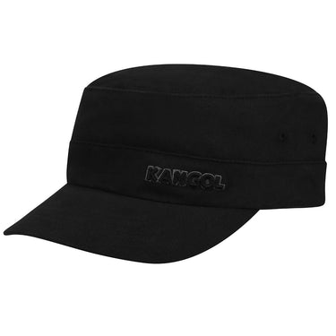 Kangol Cotton Twill Army Cap in Black