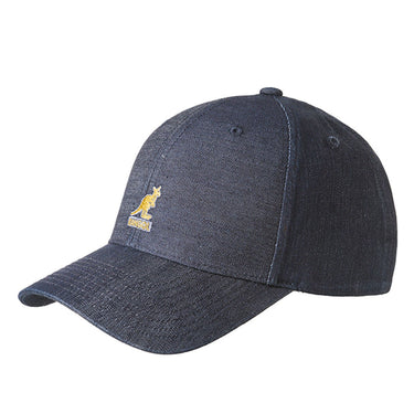 Kangol Denim Baseball Cap in Indigo