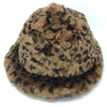 Kangol Faux Fur Casual Bucket Hat