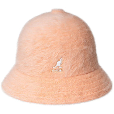 Kangol Furgora Casual Fur Bucket Hat in Papaya Milk #color_ Papaya Milk