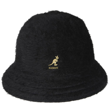 Kangol Furgora Casual Fur Bucket Hat in Black Gold