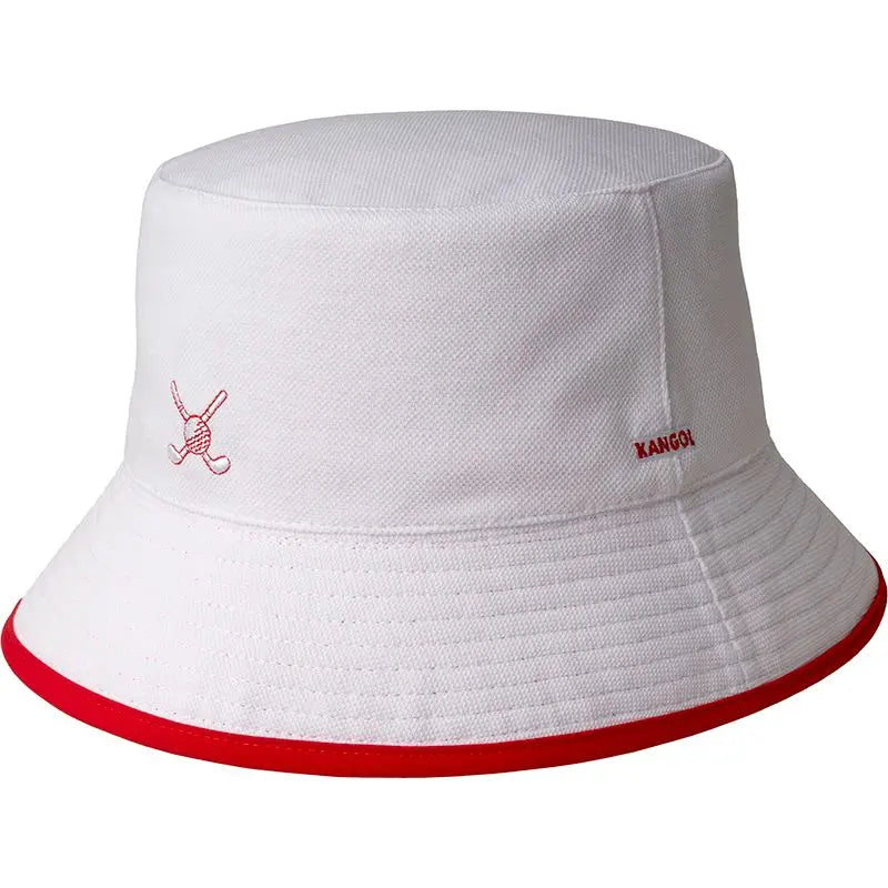 Golf Reversible Bucket - White/Red / S