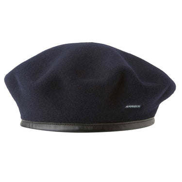 Kangol Monty Wool Beret in Dark Blue