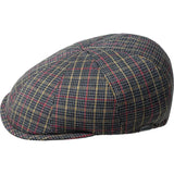 Kangol Pattern Flexfit Cap Cotton Blend Ivy in Grey Plaid