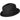 Kangol Polished Player Wool Felt Trilby in Black