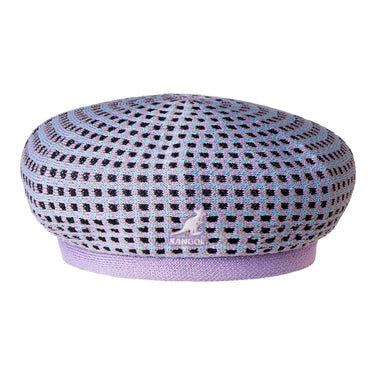 Kangol Geo Board Tropic Beret in Digital Lavender