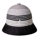 Kangol Tropic League Casual Bucket Hat in Grey / Black
