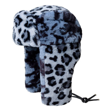 Kangol Wild Fur Trapper Hat in Moonstruck / Grey
