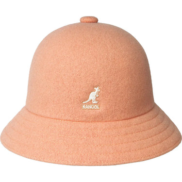 Kangol Wool Casual Bucket Hat in Papaya Milk #color_ Papaya Milk