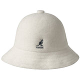 Kangol Wool Casual Bucket Hat in White