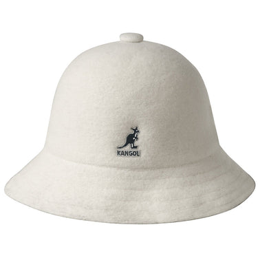 Kangol Wool Casual Bucket Hat in White