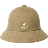 Kangol Wool Casual Bucket Hat in Camel