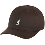 Kangol Wool Flexfit Wool Baseball Cap in Brown