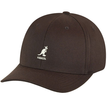 Kangol Wool Flexfit Wool Baseball Cap in Brown