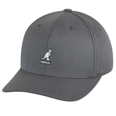Kangol Wool Flexfit Wool Baseball Cap in Dark Flannel