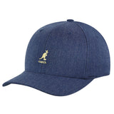 Kangol Wool Flexfit Wool Baseball Cap in Denim