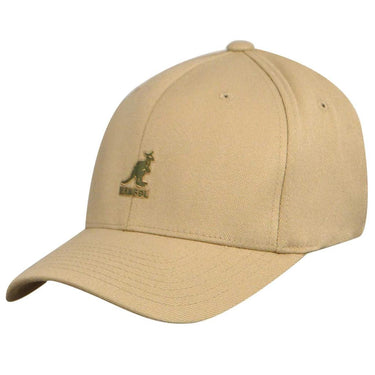 Kangol Wool Flexfit Wool Baseball Cap in Beige