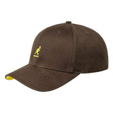 Kangol Wool Flexfit Wool Baseball Cap in Peat Brown