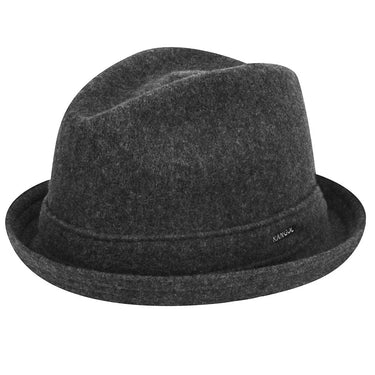 Kangol Wool Player Wool Trilby in Dark Flannel