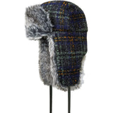 Kangol Wool Ushanka Winter Trapper in Dark Flannel