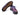 Paul Parkman Men's Textured Leather Sneakers in Blue & Purple