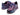 Paul Parkman Men's Textured Leather Sneakers in Blue & Purple