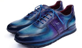 Paul Parkman Men's Turquoise & Purple Patina Sneakers