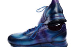 Paul Parkman Men's Turquoise & Purple Patina Sneakers