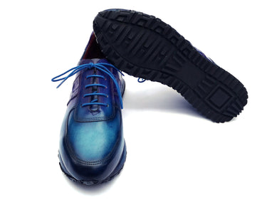 Paul Parkman Men's Turquoise & Purple Patina Sneakers