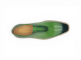 Carrucci Shoes Laceless Loafer Contrast Sole