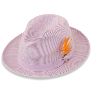 Ferrecci Tapa in Lavender Crushable Straw Fedora