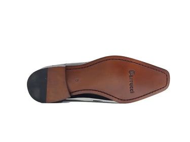 Carrucci Shoes Leather Sole Horsebit Loafer