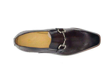 Carrucci Shoes Leather Sole Horsebit Loafer