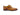 Carrucci Shoes Burnished Leather Plain Toe Blucher in Cognac