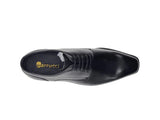 Carrucci Shoes Burnished Leather Plain Toe Blucher