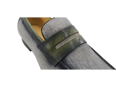 Carrucci Shoes Life Style Penny Loafer With Leather Trim