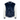 Calvere Furs Men's Rabbit Baseball Jacket in Navy/White