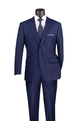 Vinci 2 Piece Modern Fit Suit in Blue - MRW-1