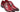 Paul Parkman Men's Single Monkstrap Leather Dress Shoes in Burgundy in Burgundy