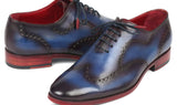 Paul Parkman Men's Wingtip Oxfords in Blue & Purple