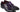 Paul Parkman Men's Studded Cap Toe Monkstraps Purple