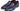 Paul Parkman Croco Textured Leather Loafer Blue