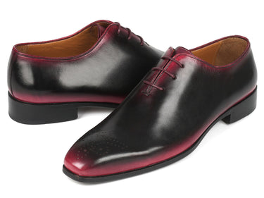 Paul Parkman Black & Red Men's Oxford Shoes