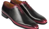Paul Parkman Black & Red Men's Oxford Shoes