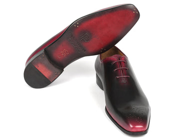 Paul Parkman Black & Red Men's Oxford Shoes