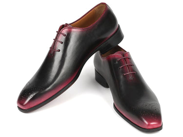 Paul Parkman Black & Red Men's Oxford Shoes