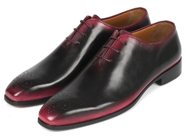 Paul Parkman Black & Red Men's Oxford Shoes