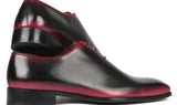 Paul Parkman Black & Red Men's Oxford Shoes